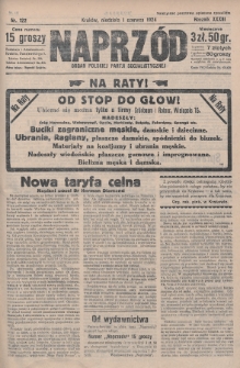 Naprzód : organ Polskiej Partji Socjalistycznej. 1924, nr 122
