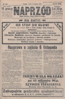 Naprzód : organ Polskiej Partji Socjalistycznej. 1924, nr 124