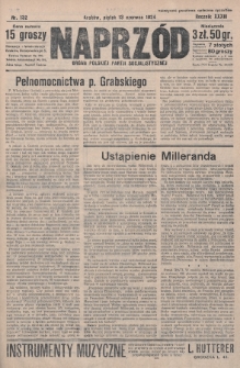 Naprzód : organ Polskiej Partji Socjalistycznej. 1924, nr 132