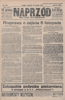 Naprzód : organ Polskiej Partji Socjalistycznej. 1924, nr 134