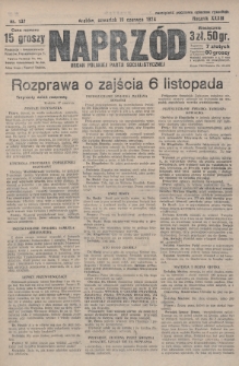 Naprzód : organ Polskiej Partji Socjalistycznej. 1924, nr 137