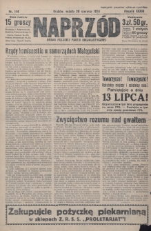 Naprzód : organ Polskiej Partji Socjalistycznej. 1924, nr 144