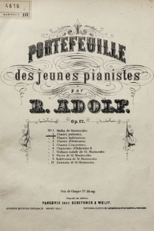 Portefeuille des jeunes pianistes. Op. 12 nr 2, Chants polonais