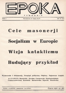 Epoka. 1933, nr 21