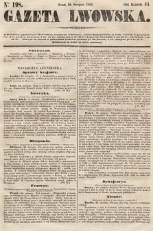 Gazeta Lwowska. 1854, nr 198