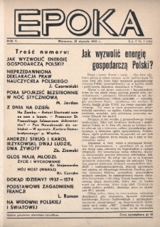 Epoka. 1938, nr 3