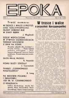 Epoka. 1938, nr 7