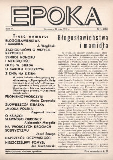 Epoka. 1938, nr 14