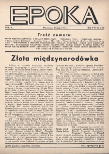 Epoka. 1938, nr 15