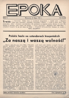 Epoka. 1938, nr 21