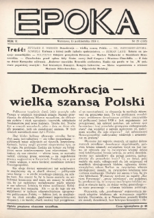 Epoka. 1938, nr 29