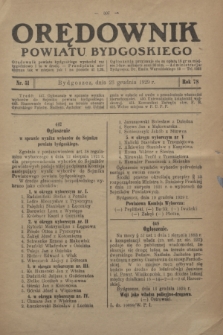 Orędownik Powiatu Bydgoskiego : wychodzi raz tygodniowo i to w środę. R.78, nr 51 (23 grudnia 1929)