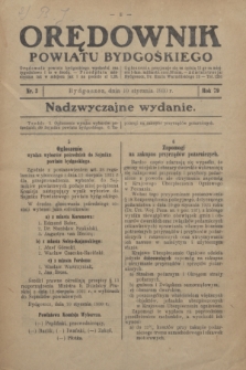 Orędownik Powiatu Bydgoskiego : wychodzi raz tygodniowo i to w środę. R.79, nr 3 (10 stycznia 1930)