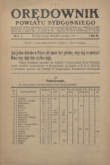 Orędownik Powiatu Bydgoskiego : wychodzi raz tygodniowo i to w środę. R.86, nr 3 (20 stycznia 1937)