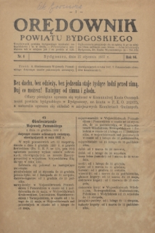 Orędownik Powiatu Bydgoskiego : wychodzi raz tygodniowo i to w środę. R.86, nr 4 (27 stycznia 1937)