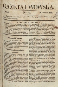 Gazeta Lwowska. 1840, nr 76