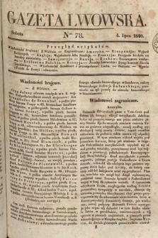 Gazeta Lwowska. 1840, nr 78