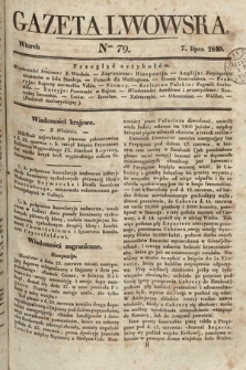 Gazeta Lwowska. 1840, nr 79