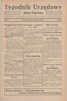 Tygodnik Urzędowy miasta Chorzowa.R.2, nr 13 (20 kwietnia 1935)