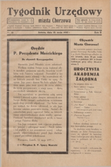 Tygodnik Urzędowy miasta Chorzowa.R.2, nr 16 (18 maja 1935)