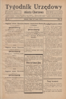 Tygodnik Urzędowy miasta Chorzowa.R.2, nr 17 (25 maja 1935)