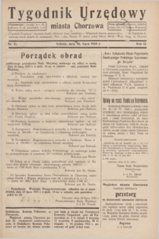 Tygodnik Urzędowy miasta Chorzowa.R.2, nr 21 (20 lipca 1935)