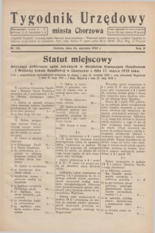 Tygodnik Urzędowy miasta Chorzowa.R.2, nr 23 (24 sierpnia 1935)