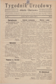 Tygodnik Urzędowy miasta Chorzowa.R.2, nr 33 (14 grudnia 1935)
