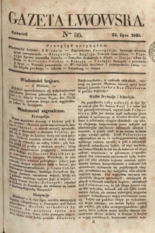 Gazeta Lwowska. 1840, nr 86