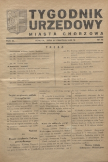 Tygodnik Urzędowy Miasta Chorzowa.R.6, nr 16 (22 kwietnia 1939)