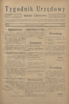 Tygodnik Urzędowy miasta Chorzowa.R.3, nr 8 (28 marca 1936)