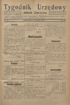 Tygodnik Urzędowy miasta Chorzowa.R.3, nr 28 (19 września 1936)
