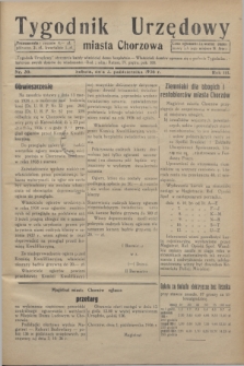 Tygodnik Urzędowy miasta Chorzowa.R.3, nr 30 (2 października 1936)