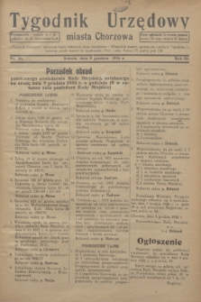 Tygodnik Urzędowy miasta Chorzowa.R.3, nr 36 (5 grudnia 1936)