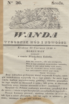 Wanda : tygodnik mód i nowości. 1830, nr 26