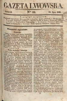 Gazeta Lwowska. 1840, nr 89