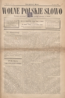 Wolne Polskie Słowo. R.1 [i.e.2], No 13 (15 marca 1888)