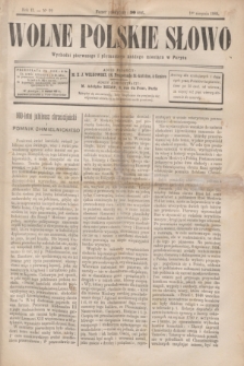 Wolne Polskie Słowo. R.1 [i.e.2], Nº 22 (1 sierpnia 1888)