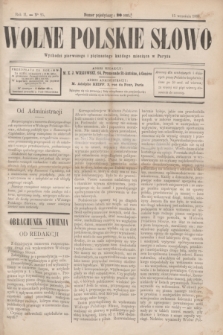 Wolne Polskie Słowo. R.1 [i.e.2], Nº 25 (15 września 1888)