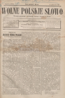 Wolne Polskie Słowo. R.1 [i.e.2], Nº 27 (15 października 1888)