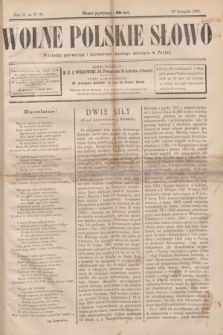 Wolne Polskie Słowo. R.1 [i.e.2], N° 28 (1 listopada 1888)