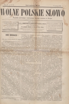 Wolne Polskie Słowo. R.2 [i.e.3], Nº 38 (1 kwietnia 1889)