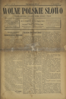 Wolne Polskie Słowo. R.4, No 76 (1 listopada 1890)