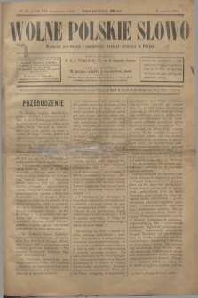 Wolne Polskie Słowo. R.8, No 163 (15 czerwca 1894) = R.13