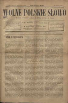 Wolne Polskie Słowo. R.8, Nº 166 (1 sierpnia 1894) = R.13