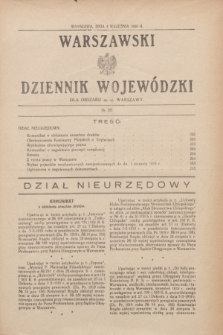 Warszawski Dziennik Wojewódzki dla Obszaru m. st. Warszawy.1930, № 36 (4 września)