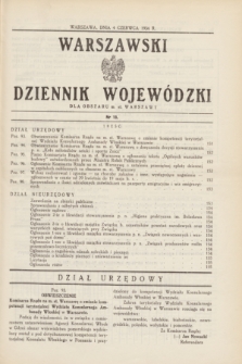 Warszawski Dziennik Wojewódzki dla Obszaru m. st. Warszawy.1934, nr 13 (4 czerwca)
