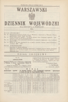 Warszawski Dziennik Wojewódzki dla Obszaru m. st. Warszawy.1935, nr 5 (27 lutego)