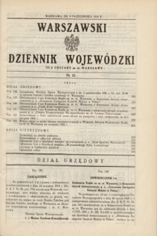 Warszawski Dziennik Wojewódzki dla Obszaru m. st. Warszawy.1935, nr 22 (9 października)