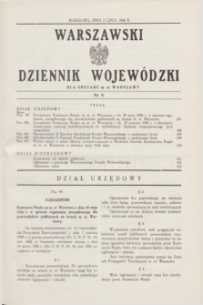 Warszawski Dziennik Wojewódzki dla Obszaru m. st. Warszawy.1936, nr 9 (3 lipca)